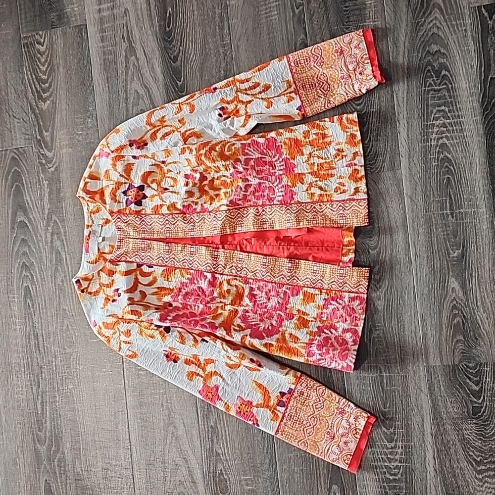 🦩 Indikka mixed print jacquard Blazer 🦩